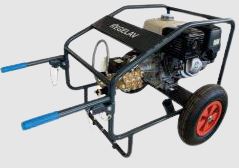 Nettoyeur haute pression thermique professionnel - Eau froide RTH390 250/15 - Moteur essence Honda 13CV - Pression 200 bars_0