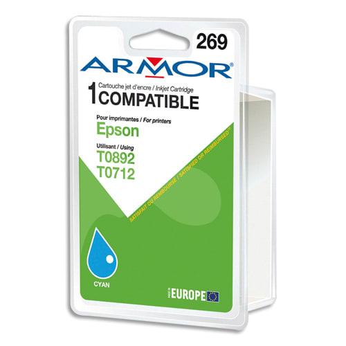 Armor cartouche compatible jet d'encre cyan epson t0712 - t0892 b12315r1_0