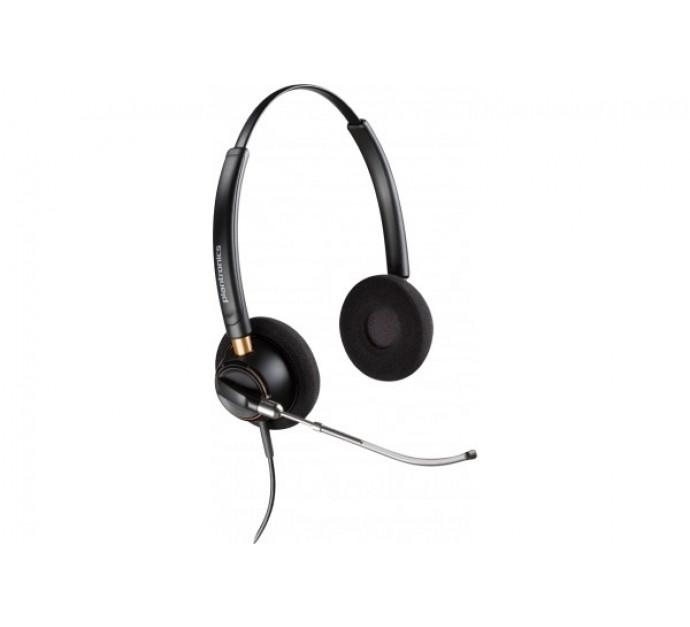 Plantronics EncorePro HW520V - Casque téléphonique binaural avec micro anti-bruit et coussinet mémoire de forme_0