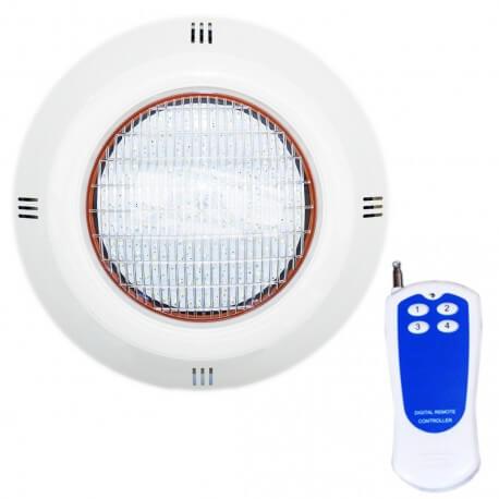 Projecteur LED RGB 35W extra-plat pour piscine - Étanche IP68 avec télécommande et 19 modes d'éclairage_0