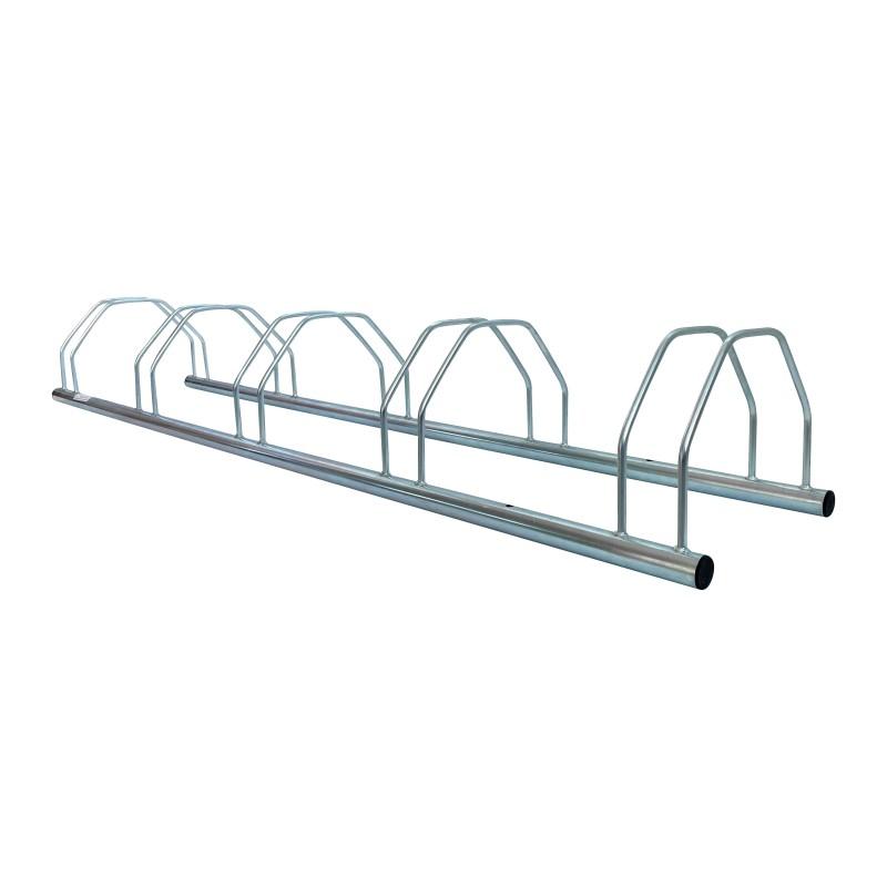 Rack à vélo 5 places en acier zingué pour faciliter le rangement des vélos_0