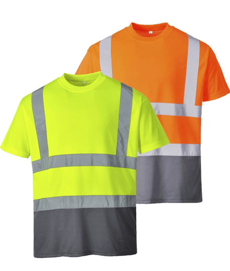 T-shirt haute visibilité Basics, Coloris : Jaune Fluo, Taille : 3XL_0