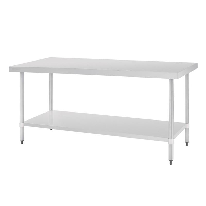 Table en acier inoxydable sans rebord VOGUE 1800x700x900mm - GJ504_0