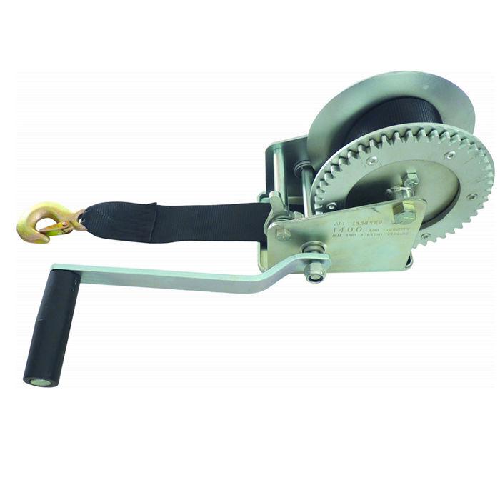 Treuil de traction manuel 600kg - sangle 7m, largeur 50mm et crochet - modèle 11576188_0