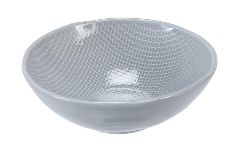 COUPELLE ROND GRIS GRÈS Ø 13,5 CM LINEN VAISSELLE PRO.MUNDI