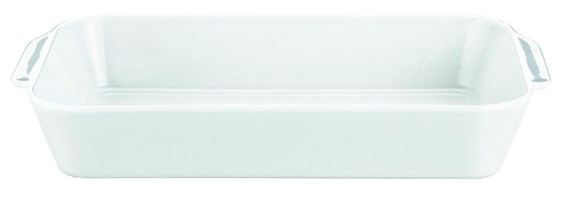 PLAT RECTANGULAIRE BLANC PORCELAINE 37,5X23 CM PILLIVUYT