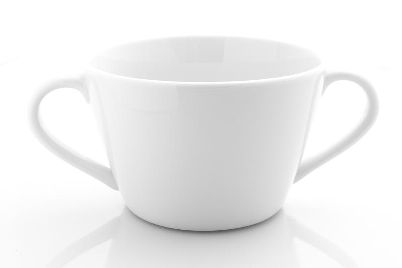 BOL AVEC ANSES ROND BLANC PORCELAINE Ø 12 CM REGITHERMIE PILLIVUYT