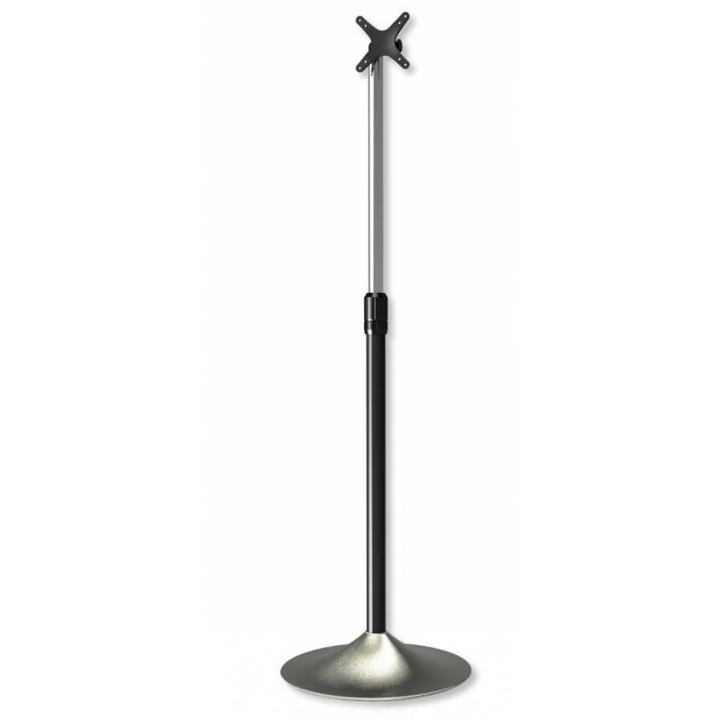 Support pour écran Techly ICA-TR10 - argent - portable - compatible 13'' à 27'' - charge max 22 kg - hauteur réglable 832-1370 mm - rotation 360°_0