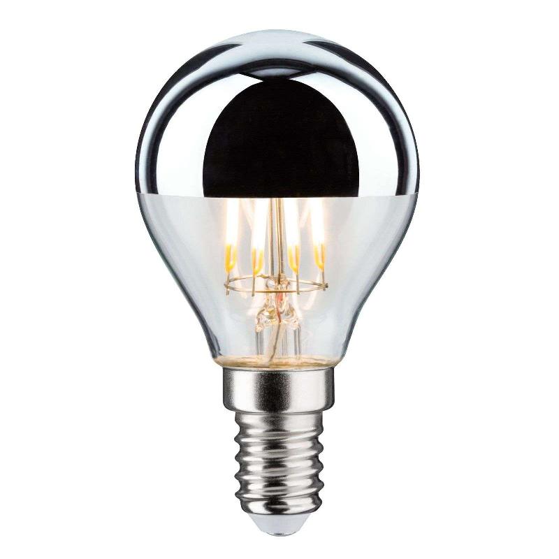 PAULMANN AMPOULE LED E14 827 MIROIR DE TÊTE ARGENTÉ 4,8W INTENSITÉ VARIABLE