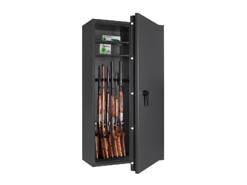 Armoire à armes FORMAT CAPRIOLO V Classe I - Armoire à fusils (EN 1143-1) - Serrure électronique La Gard ComboGard Pro / Gris clair RAL 7035_0