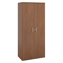 ARMOIRE HAUTE BOIS H 182 X L 80 CM AVEC PORTES BATTANTES NOYER - ARCH