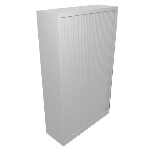 ARMOIRE MÉTAL À RIDEAUX H.198CM GRIS - EOL