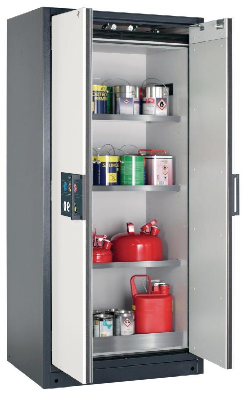 ARMOIRE SÉCURITÉ Q-CLASSIC-90 Q90.195.090 GRIS/BLANC - MANUTAN COLLECTIVITÉS