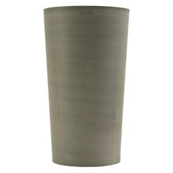 Art Plast - Pot de Fleurs Conique Gris Ø30cm H52cm - Design Italien - Plastique Recyclé - Modèle Nova Vita Tiziano_0