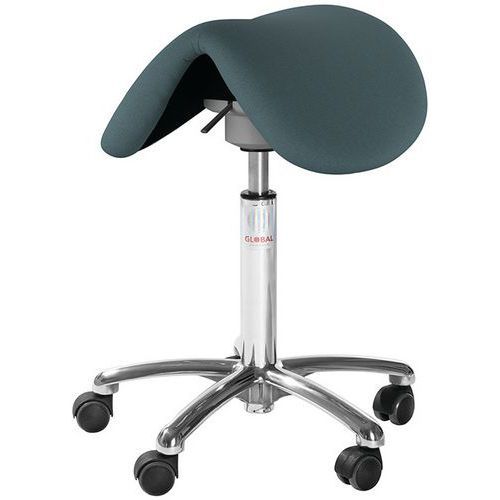 SIÈGE DALTON FLEXMATIC - TISSU CURA - MEDIUM - VERT/GRIS - GLOBAL PROFESSIONAL SEATING