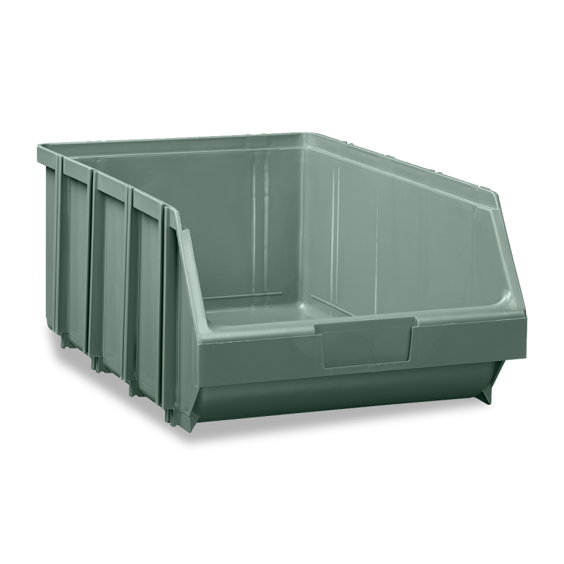 Bac à bec 23,5 L - 490 x 310 x 189 mm - Gerbable et verrouillable - Coloris vert_0