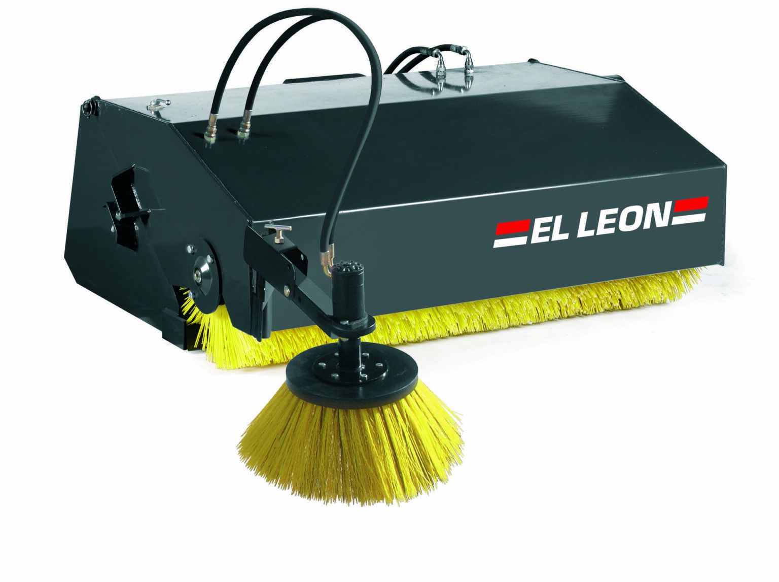Balayeuse EL LEON - idéale pour travaux publics, agriculture et espaces verts - adaptable à mini-chargeurs et chargeurs frontaux_0