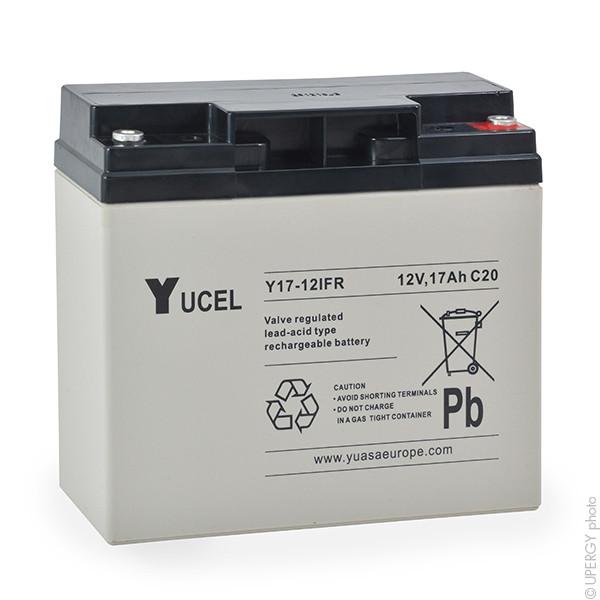 Batterie plomb AGM Yucel Y17-12IFR 12V 17Ah M5-F - étanche avec technologie AGM_0
