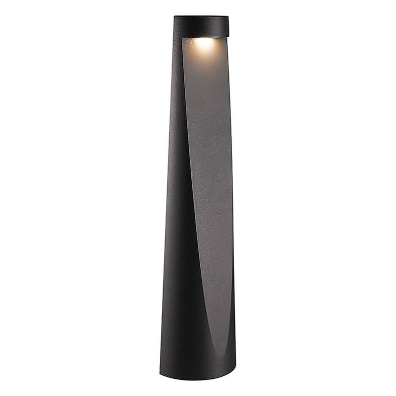 Borne EDDIE Borne LED 7W 50° IP65 3000K 777lm Structure en aluminium moulé sous pression peint anthracite - Rossini Illuminazione - gris 8015421545391_0