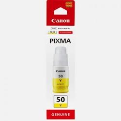 Bouteille d'encre - CANON - GI-50Y- Jaune - Compatibilité PIXMA MegaTank - (3405C001) Canon - 3666749468838_0