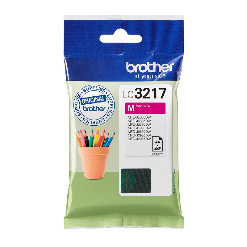 BROTHER LC3217M - MAGENTA - ORIGINAL - CARTOUCHE D'ENCRE - POUR INKVESTMENT BUSINESS SMART PLUS MFC-J5930; INKVESTMENT BUSINESS SMART PRO MFC-J6935