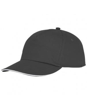 CASQUETTE SANDWICH 5 PANNEAUX STYX GRIS ORAGE - CASQUETTES ET BONNETS PUBLICITAIRES