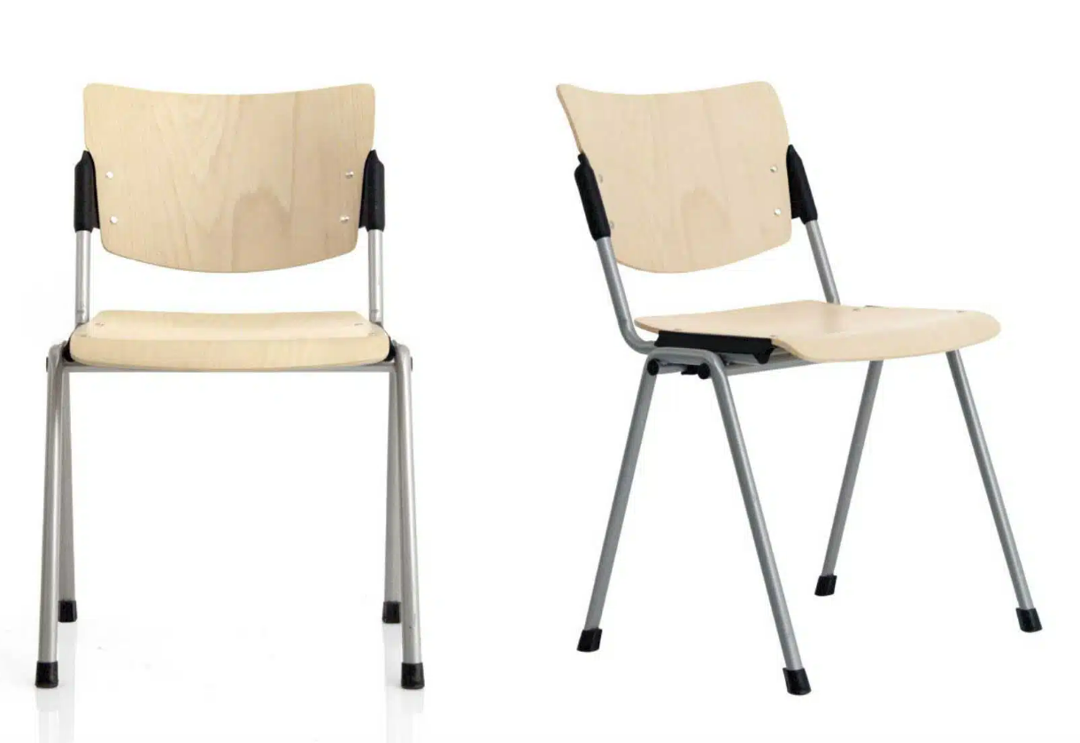Chaise empilable ergonomique pour salles polyvalentes_0