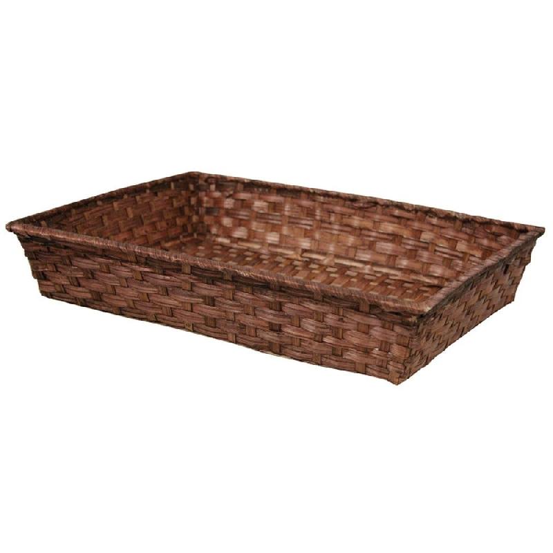 Corbeille bambou tressé rectangle 
