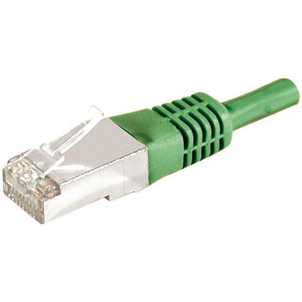 DEXLAN CORDON RJ45 CATEGORIE 6A F/UTP VERT - 20 M