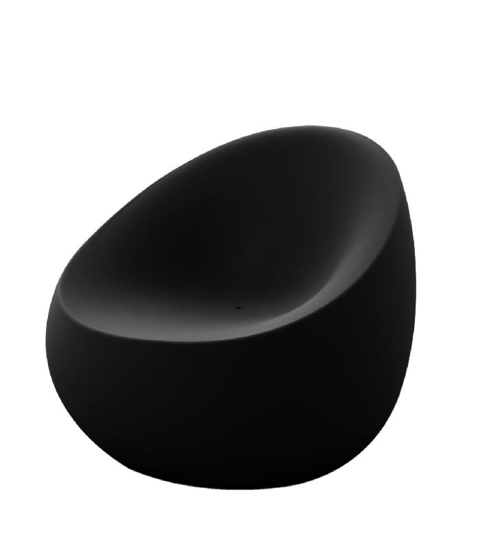 Fauteuil outdoor STONE - noir_0