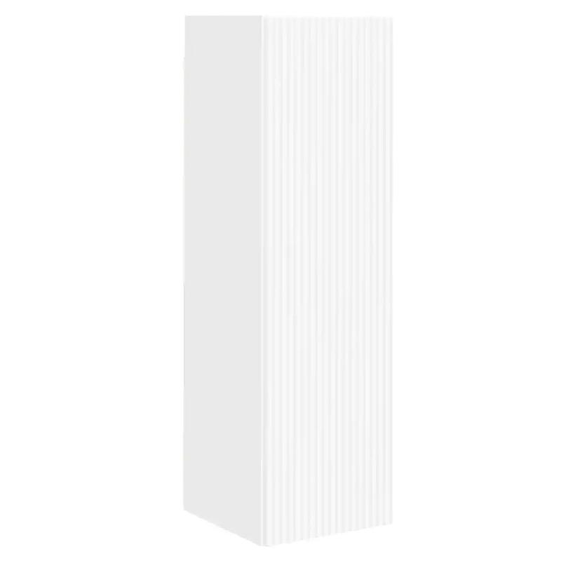 Helloshop26 - Meuble TV mural moderne minimaliste 30 x 31 x 100 cm avec rangement pratique en bois d'ingénierie blanc 02_0054985 - blanc Bois massif_0