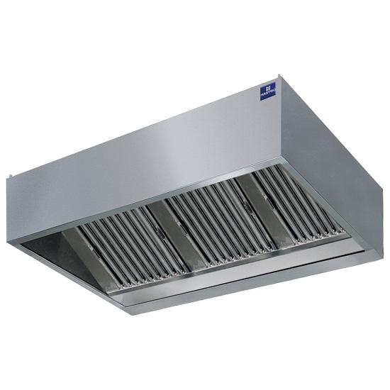 Hotte murale cubique avec éclairage intégré 1800x1000 mm - PDAA0215_0
