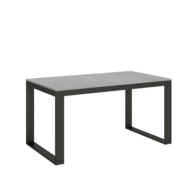 Itamoby Table Extensible 90X160/420 Cm Tecno Evolution Cement Structure Anthracite - gris VE165TATECEVO-CM-AN_0
