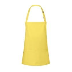 KARLOWSKY,Tablier bavette, court, avec poche, jaune soleil, - jaune 4040857041845_0