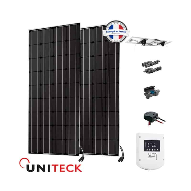 Kit solaire nautisme Uniteck - inclinable 200W 12V MPPT, haute performance et fabrication française_0