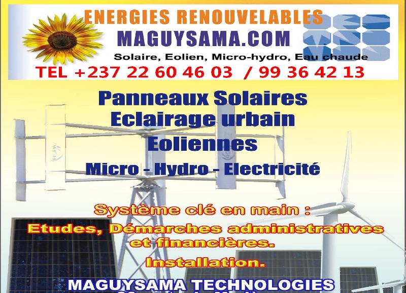 Kit solaire photovoltaïque 570Wc pour site isolé - Maguysama Technologies - 3 panneaux solaires, 4 batteries gel, onduleur Victron 1200 VA_0