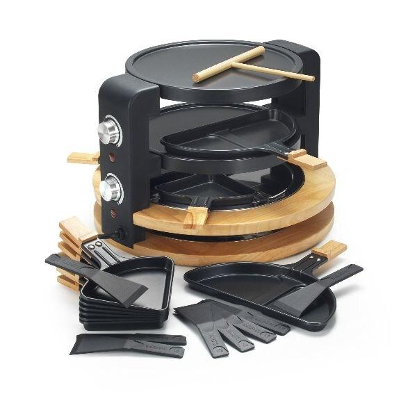 KITCHENCHEF Raclette / Grill / Crêpes 8/10 personnes - KCWOOD8SUPER - 034-1143033_0