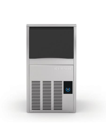 Machine à glaçons pleins ICEMATIC C28PA - 28Kg/24h, réserve 7Kg, inox, Wi-Fi et Bluetooth_0