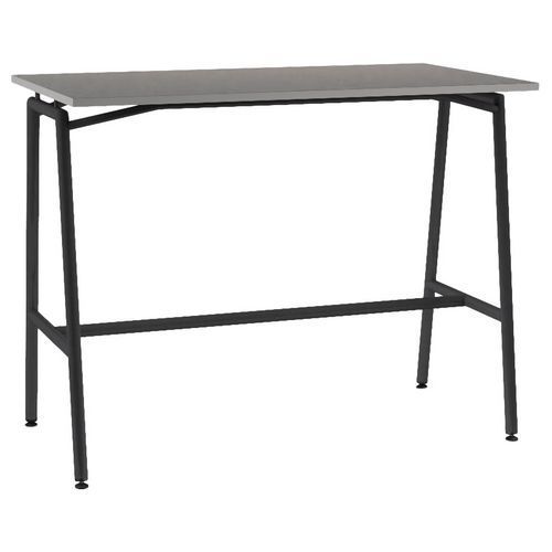 MANGE-DEBOUT ELLA 140X80CM STRAT ABS DL GRIS PERLE/NOIR - MOBIDECOR