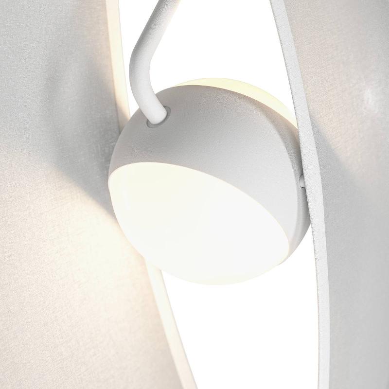 MAYTONI REFLEX LED SUSPENSION, ABAT-JOUR EN TISSU, 1FL.