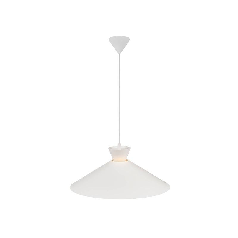 NORDLUX SUSPENSION DIAL AVEC ABAT-JOUR MÉTALLIQUE, BLANC, Ø 45 CM