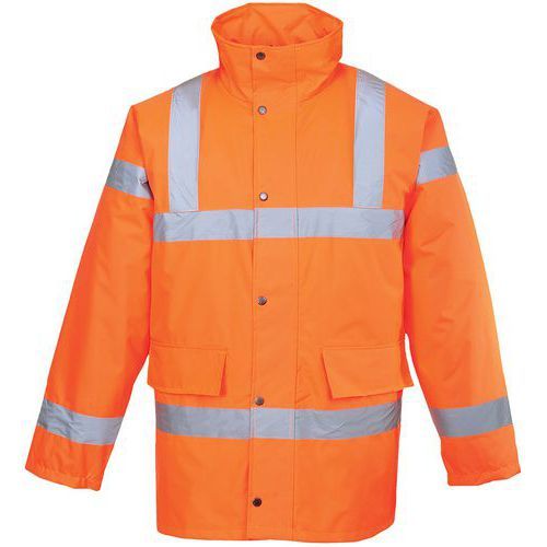 PARKA HIVER HAUTE-VISIBILITÉ RIS TRAFFIC RT30 ORANGE 5XL - PORTWEST