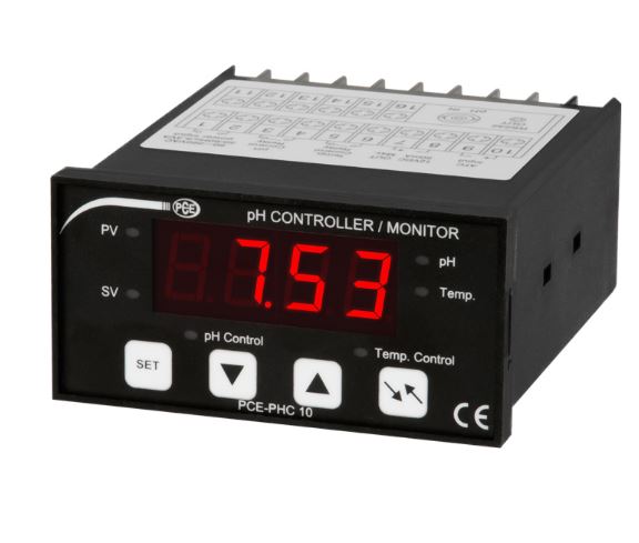PH-mètre fixe avec sorties relais PCE-PHC 10 - Mesure et régulation pH - PCE INSTRUMENTS_0