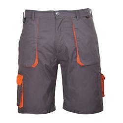 Portwest - Bermuda de travail homme TEXO CONTRAST Gris Taille M - M gris textile 5036108180875_0