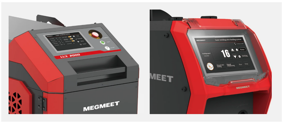 Poste à souder laser Lux 4-in-1 - soudage, coupage, décapage et nettoyage de cordons - 2KW - Laser Megmeet_0
