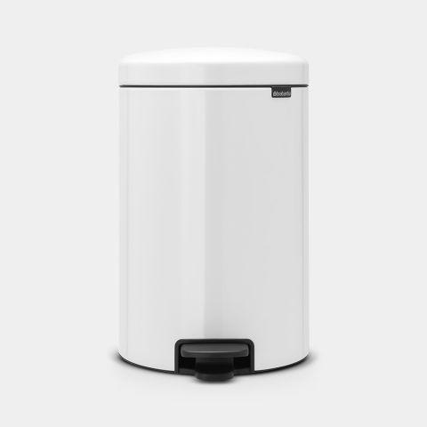 Poubelle à pédale newIcon 20 litres - White - Brabantia - Design intemporel - Anti-odeurs_0