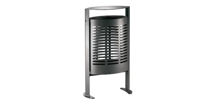 Poubelles et corbeilles publiques oblongue - Gamme Actuelle - 201526N - Sineu Graff_0