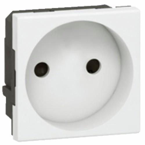 PRISE DE COURANT - SPECIALE REPIQUAGE - BORNES A VIS - 2 MODULES - MOSAIC LEGRAND
