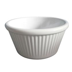 Ramequin rond blanc ondulé en mélamine Quid Professional 7X7X3,5Cm - blanc matière synthétique 7669040_0