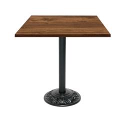 Restootab - Table style bistrot 70x70cm chene hunton - marron TB-VRS-7070M-CH.HUN_0